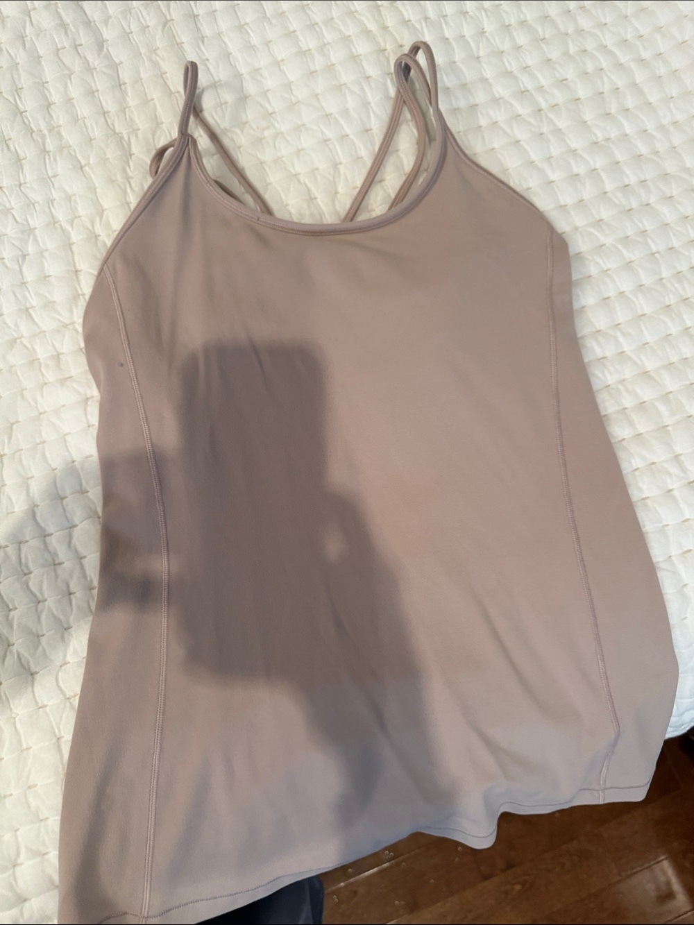 lululemon athletica Double-Strap Tank Top in Dusty Mauve